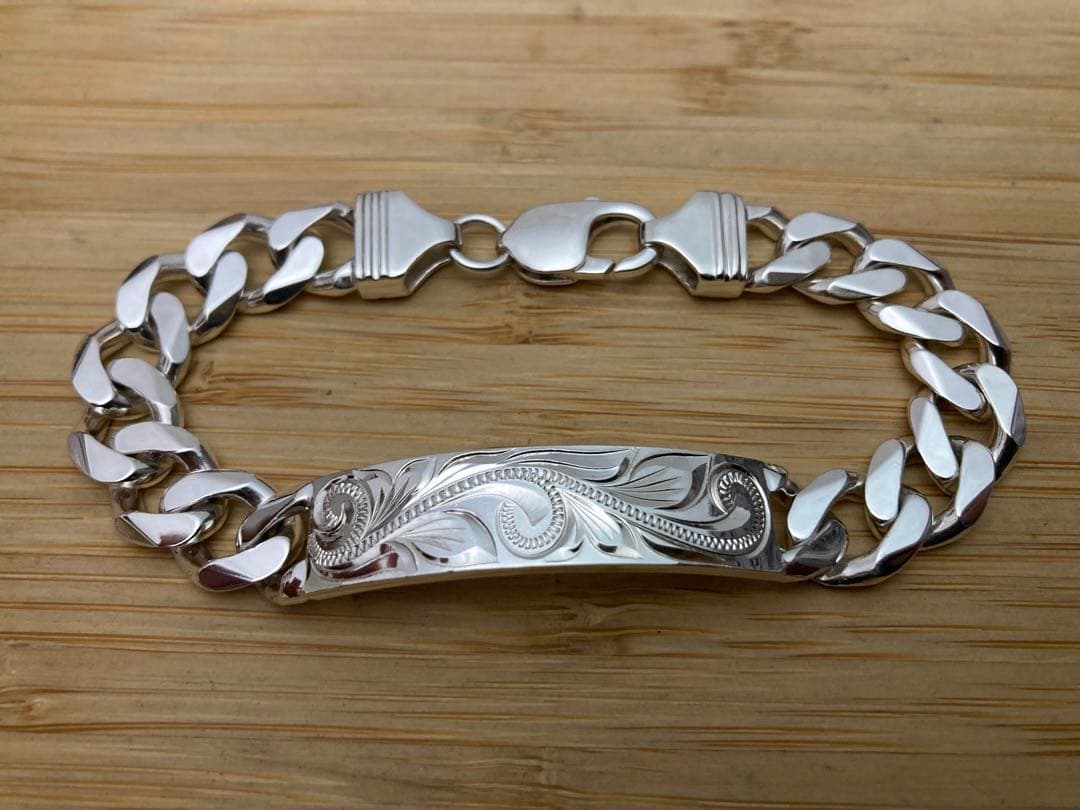 め*那様 bythesea ハワイアンジュエリー 925 プレート ブレスレット