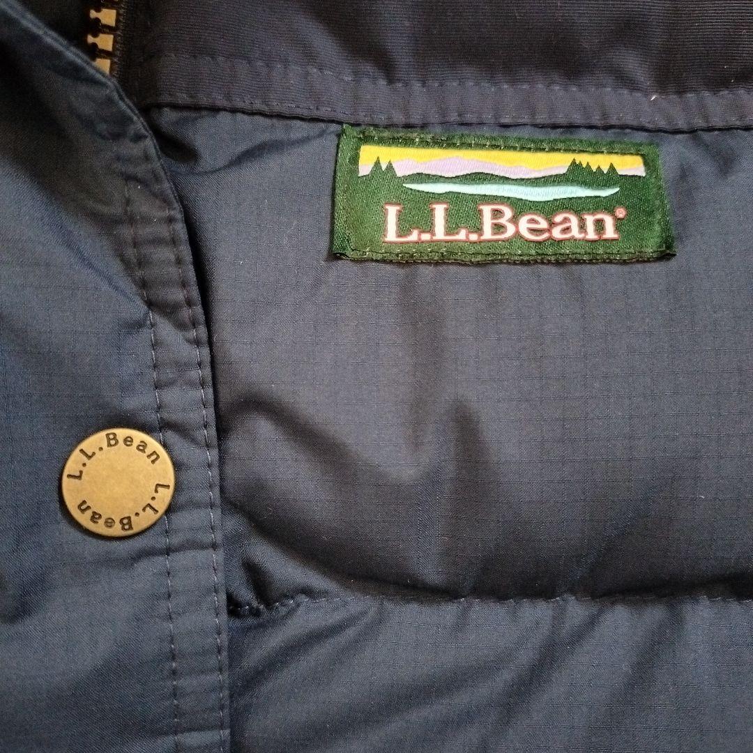 【美品】エルエルビーン　マウンテンクラシックダウンベスト　レディースМ　紺