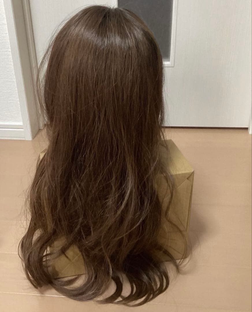 【chiiおまとめ】PINKAGE フルウィッグ　人毛100%セミロング