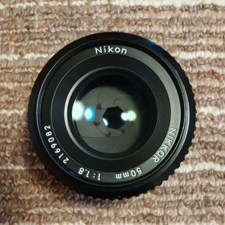 【美品】AI Nikkor 50mm F1.8S パンケーキ標準レンズ