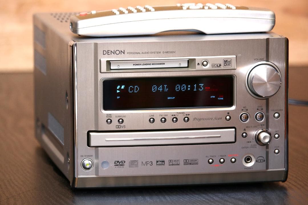 DENON D-ME55DV CD/DVD/MD/TUNER/AMP　ミニコンポ