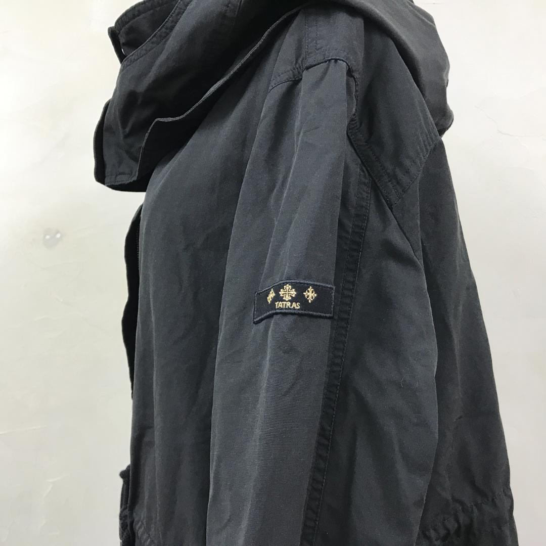 TATRAS タトラス CAPTA モッズコートsize04 ブラック 綿 ポリ