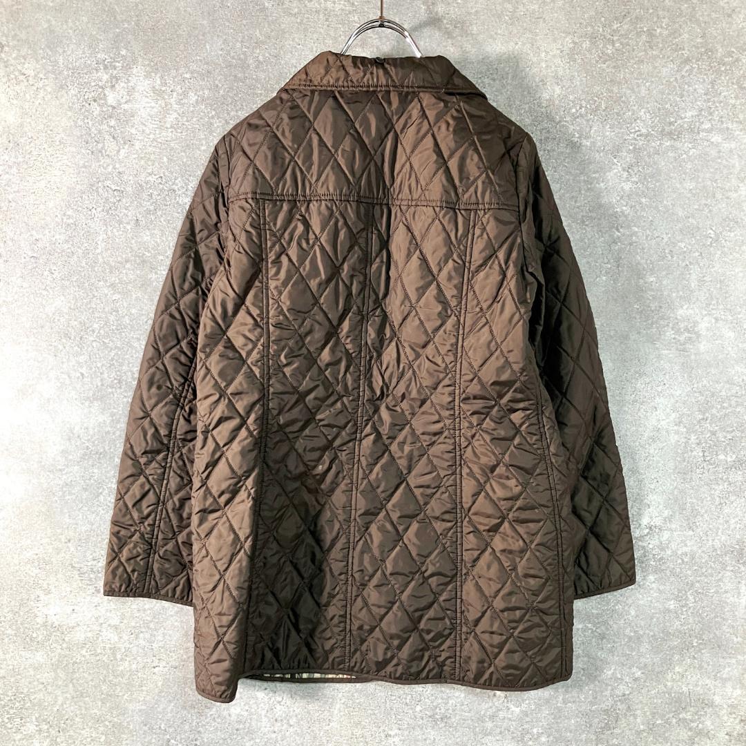 BURBERRY　三陽商会　キルティングコート　長袖　ブラウン　ノバチェック