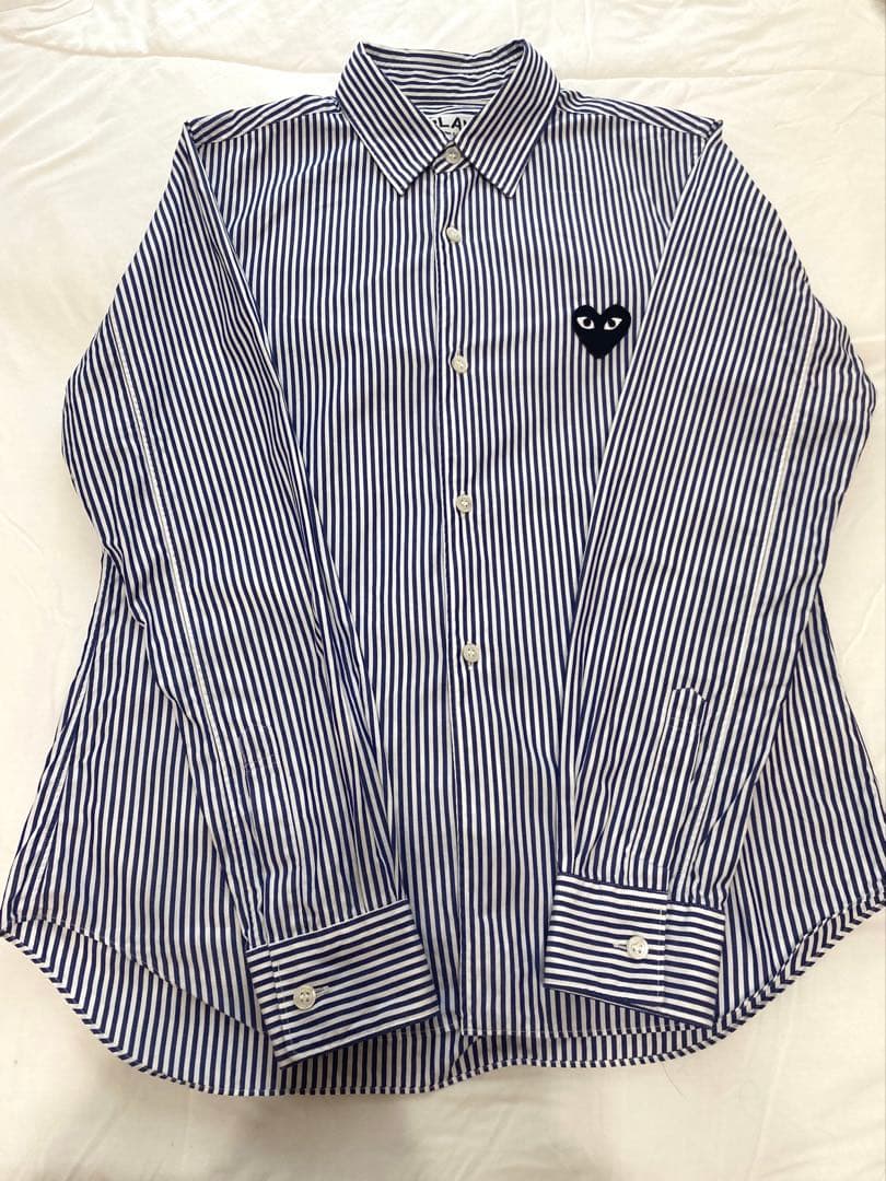 PLAY COMME des GARÇONS ストライプシャツ M レディース