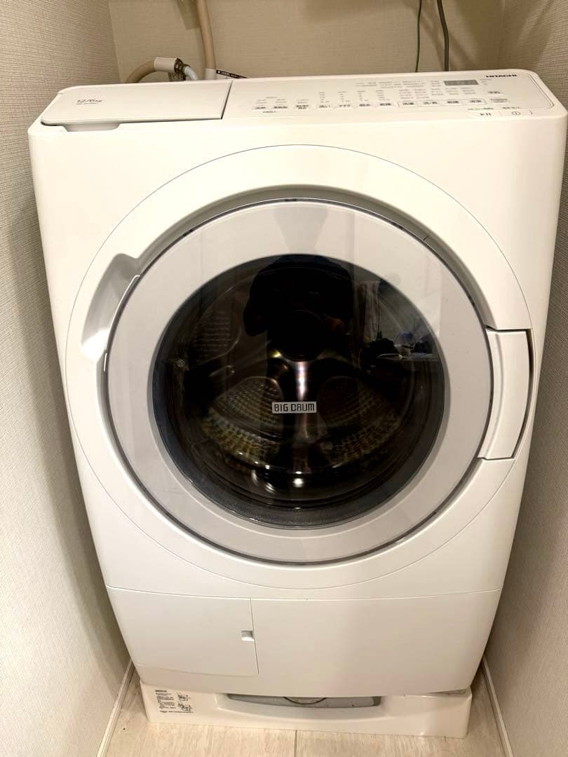 Raki　日立ドラム式洗濯乾燥機BD-SV120HR(W) 12kg