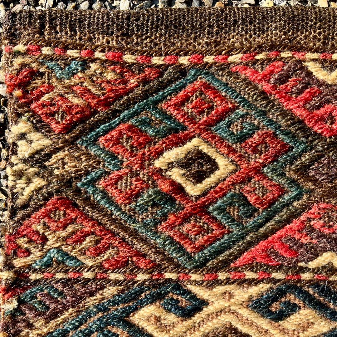 アンティークキリム/ジジム シャーサヴァン族？の袋表 手織りトライバルラグ