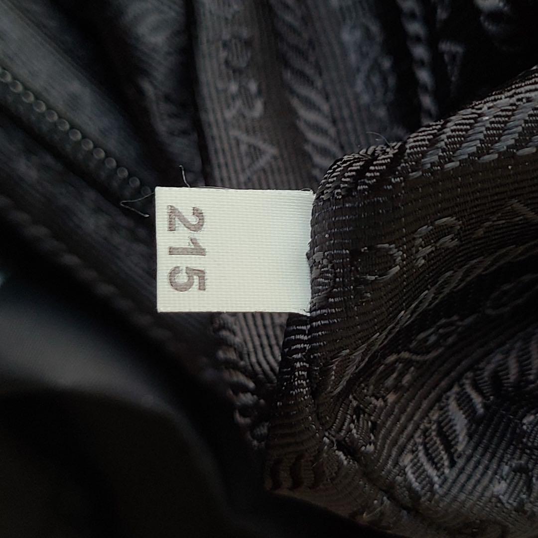 現行品 PRADA re-nylon ポーチ付きバックパック 黒