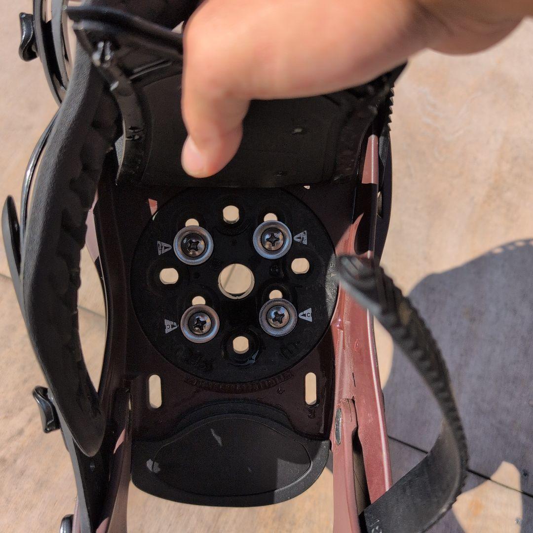 s*0様 FLUX スノーボード ビンディング あずき色/ブラック