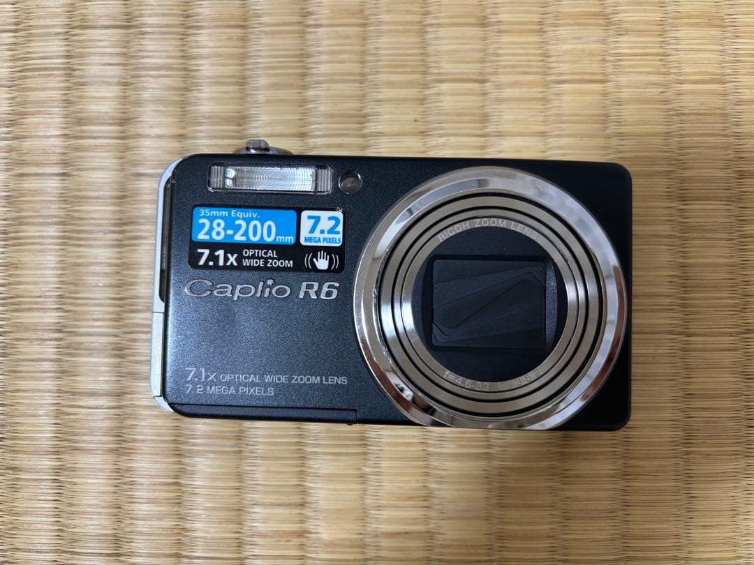 RICOH リコーCaplio R6ブラック デジカメ 中古