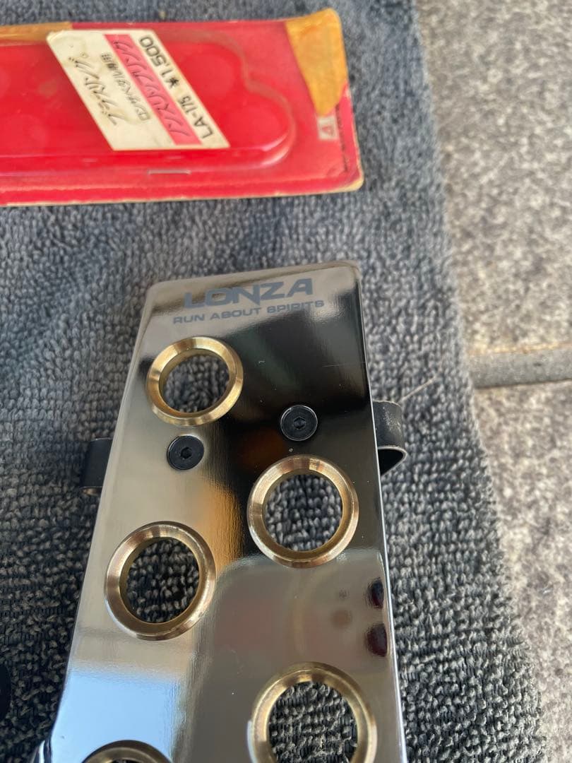 LONZA ロンザ　メッキペダル　フルゴールドリング　ハイソ旧車街道昭和GX71