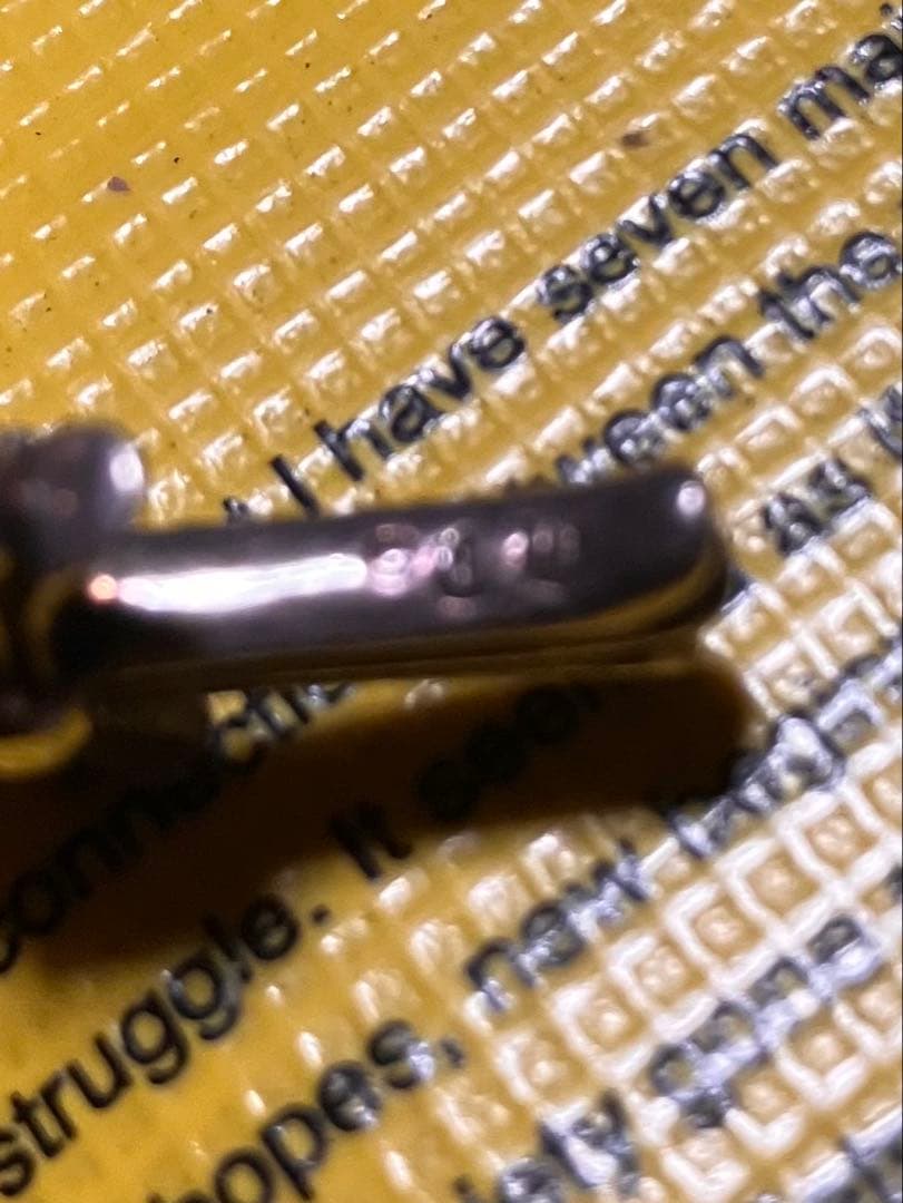 クロムハーツ タイニーCHクロスチャーム with パヴェピンクサフアイア