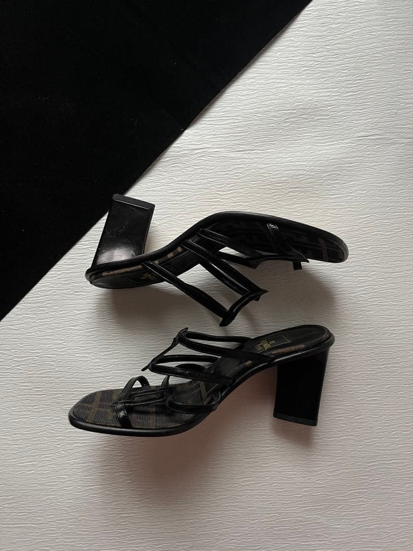 新品未使用 FENDI フェンディ ズッカ柄 サンダル イタリア製　351/2