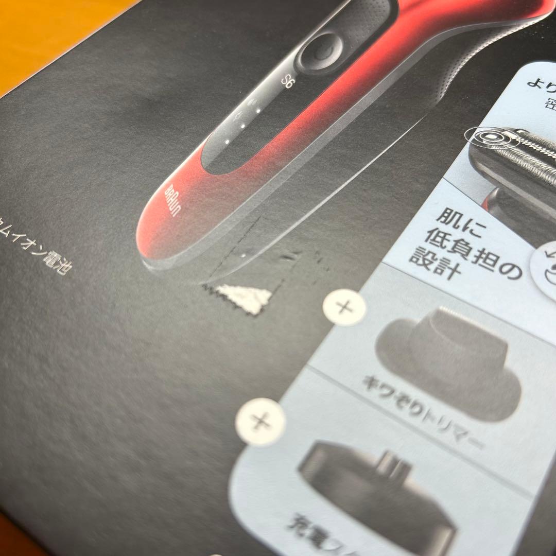 ブラウン 密着シリーズ6 充電式シェーバー レッド 60-R4200CS