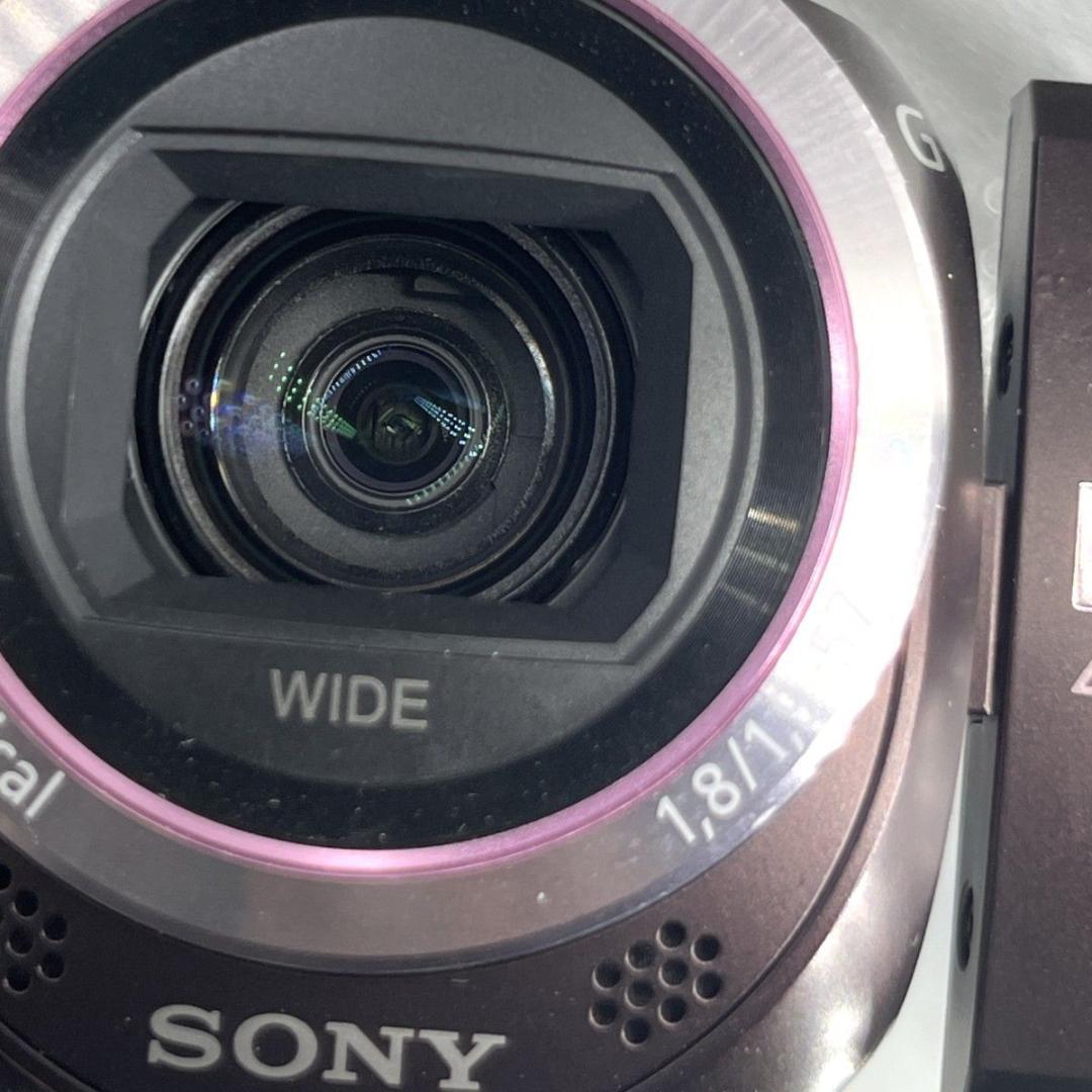 【極美品】SONY Handycam HDR-CX390 ボルドーブラウン