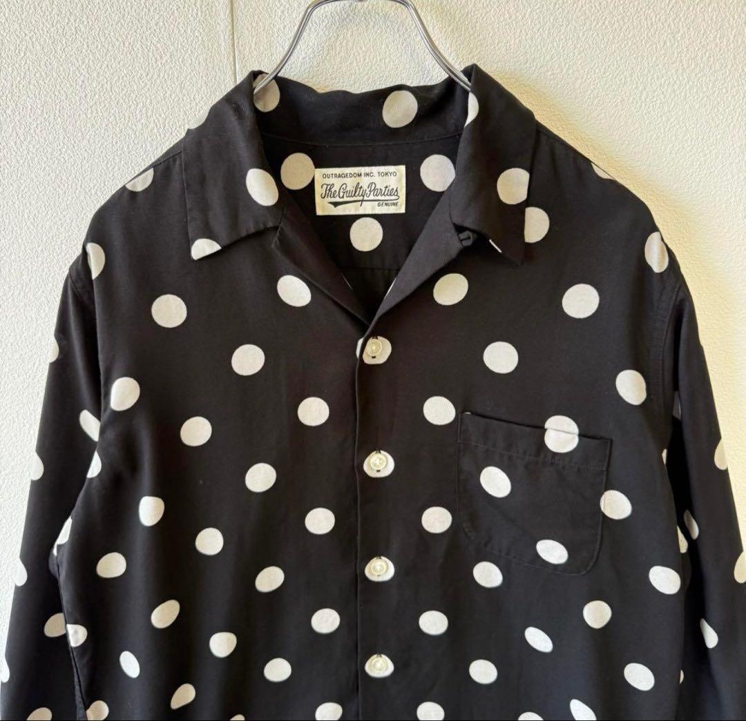 WACKO MARIA ドット柄シャツ