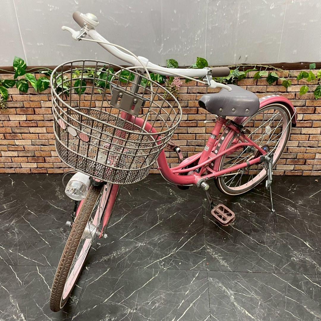 【71】子供用自転車 子供車 GIRLS LABO ピンク 20インチ シングル