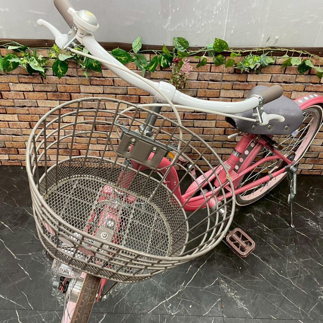 【71】子供用自転車 子供車 GIRLS LABO ピンク 20インチ シングル