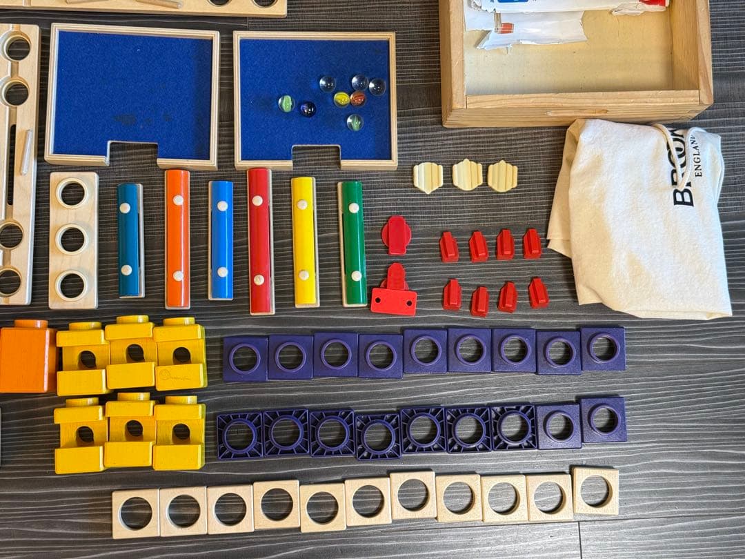 【豪華セット】ボーネルンド クアドリラ ベーシック＋拡張パーツ（渦巻き2個）