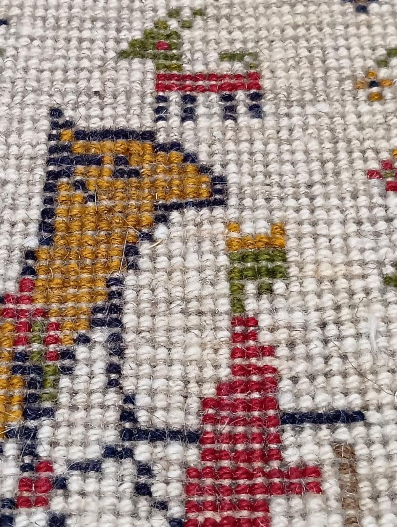 【ヨーセイゲン】ペルシャ絨毯　ギャッベ　座布団　手織り　イラン(52)