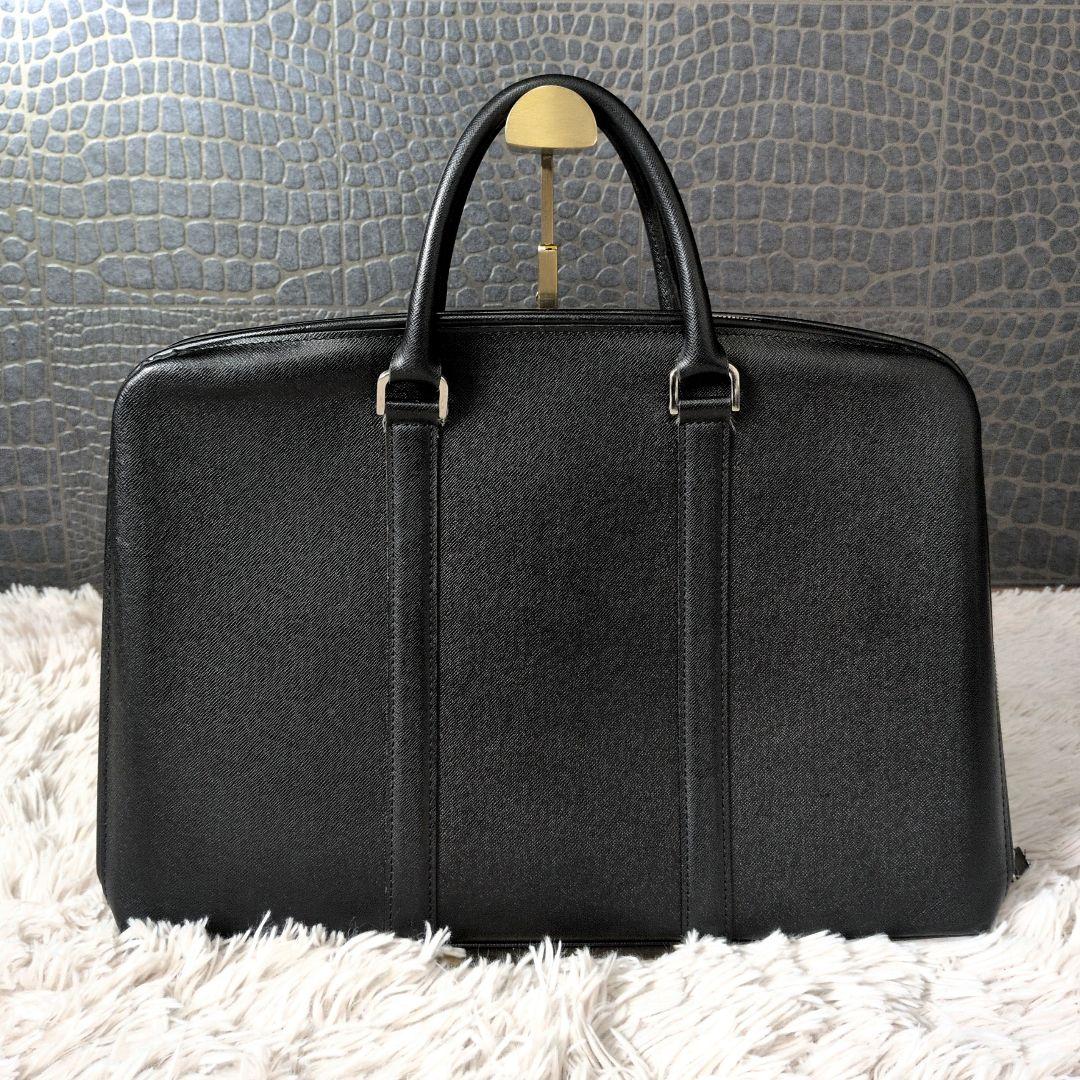 【美品】PORTER ポーター アベニュー ビジネスバッグ A4可能 黒