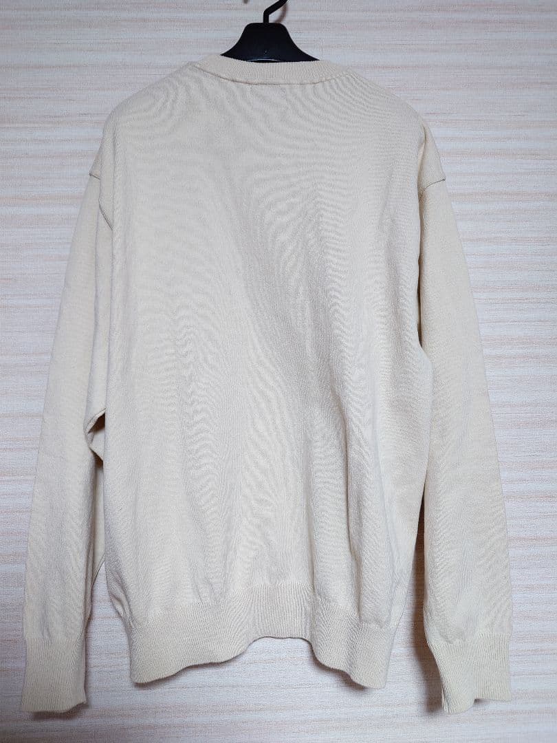 トップス Yonetomi WAVE COTTON KNIT PULLOVER BLACK