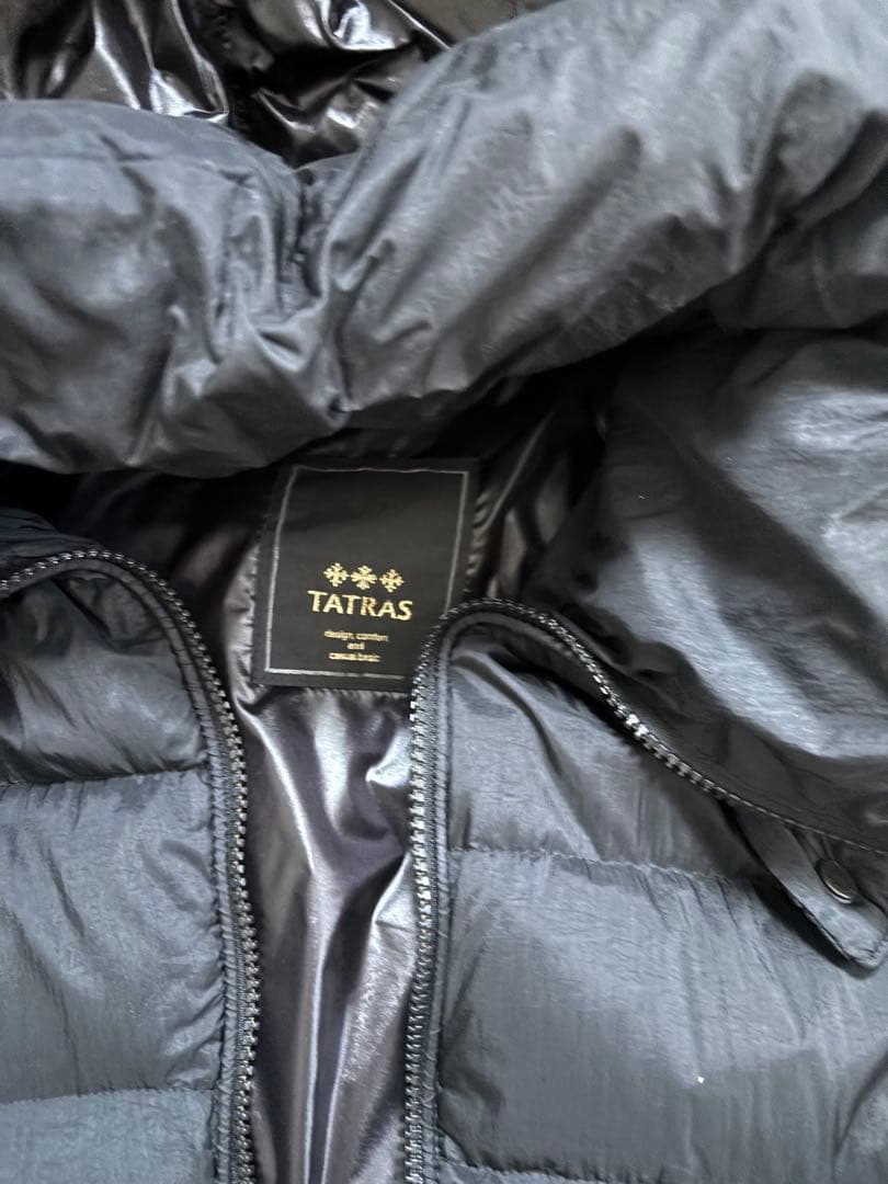 TATRAS フード付き ダウンジャケット 黒
