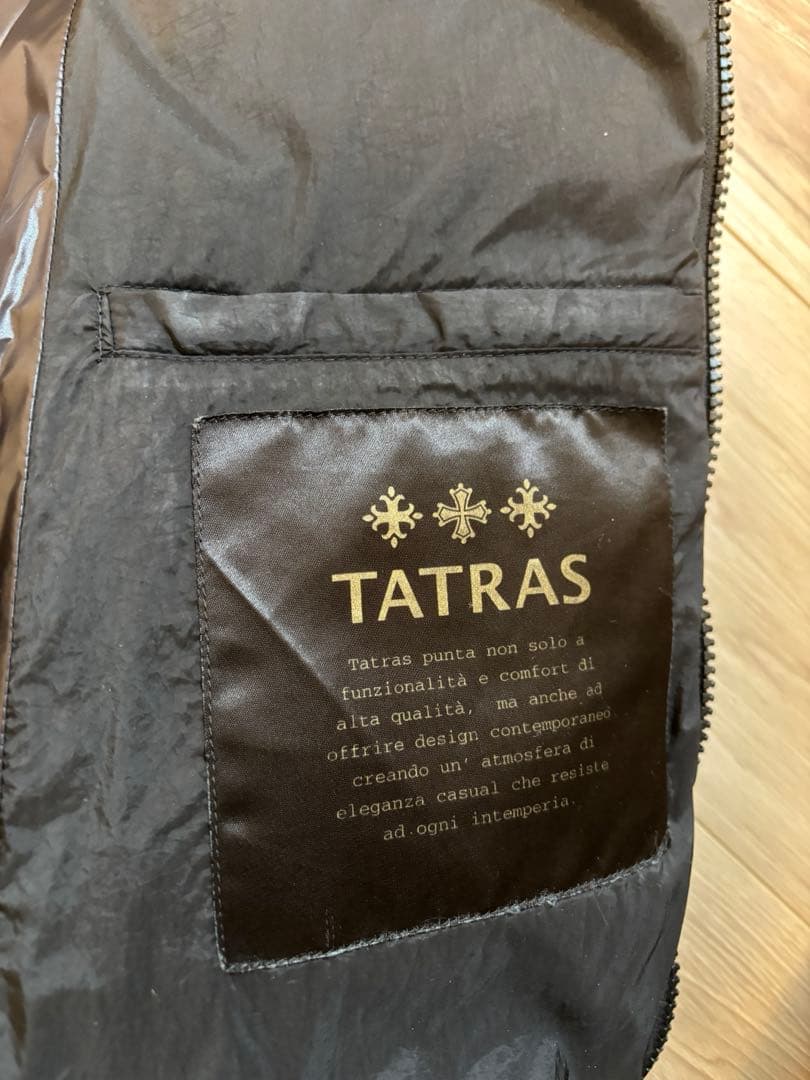 TATRAS フード付き ダウンジャケット 黒