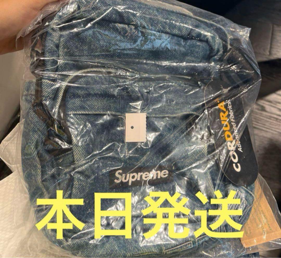 バッグ Supreme Denim Shoulder Bag Washed Indigo