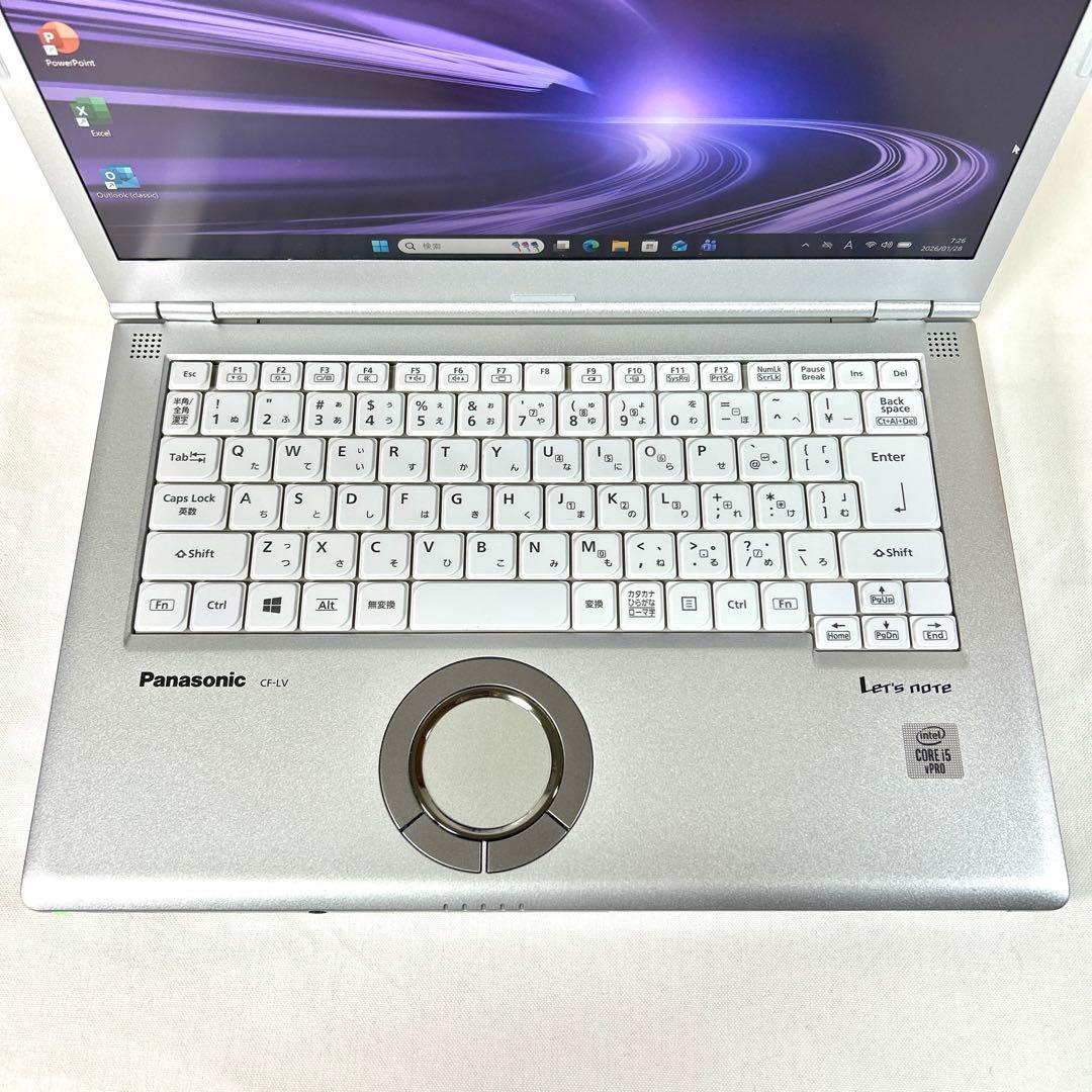 美品 Panasonic Let's note LV9 i5 256GB DVD