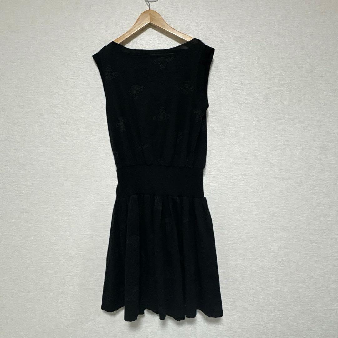 ヴィヴィアンウエストウッド オーブ ノースリーブワンピース　総柄