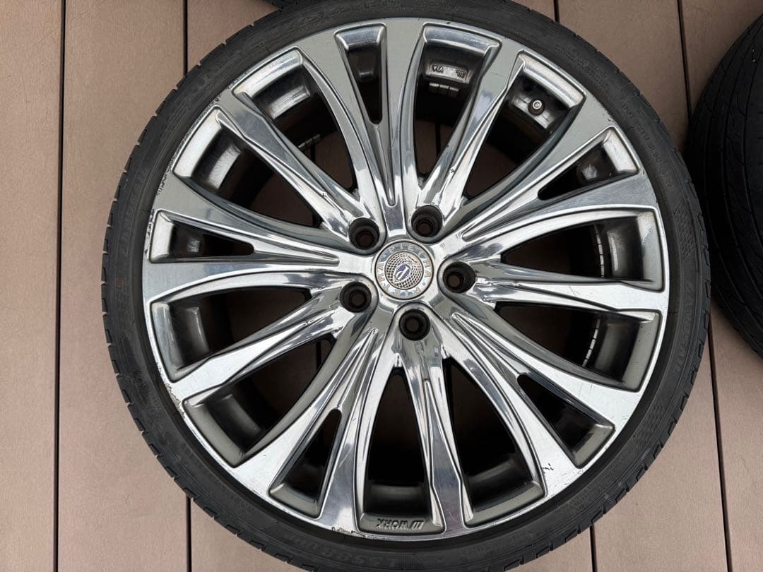 WORK PIETRA 19インチ 4本セット　ホイールロック付き！