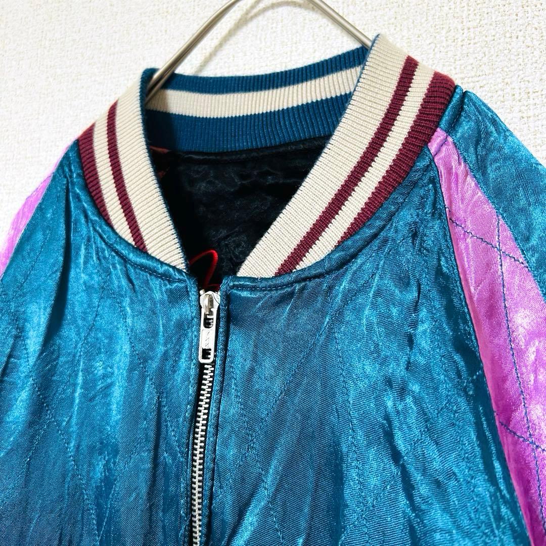 限定 IOLANI イオラニ 居楽仁東洋 スカジャンリバーシブル 刺繍 2way