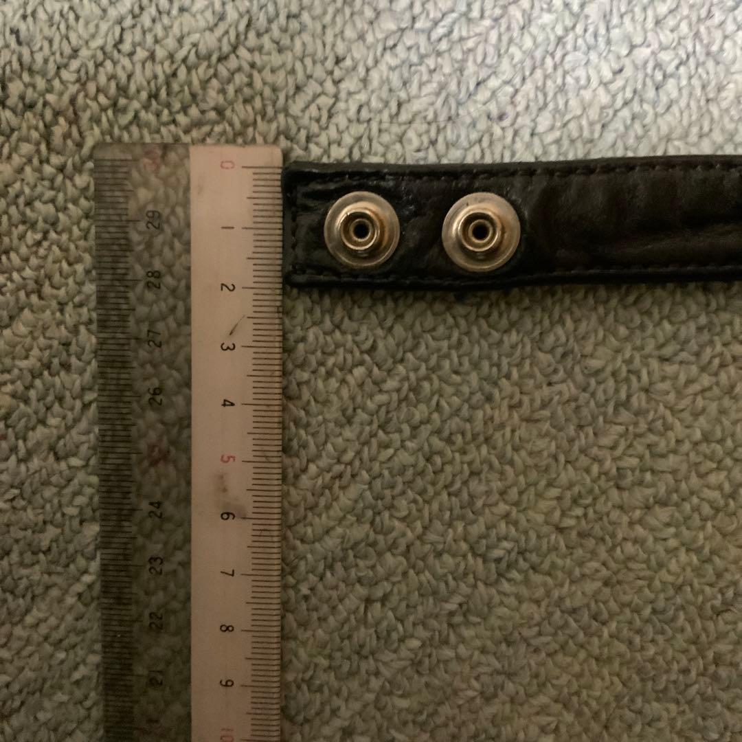 と*様 早いもの勝ち！CHROME HEARTS クロムハーツ　レザーブレスレッ