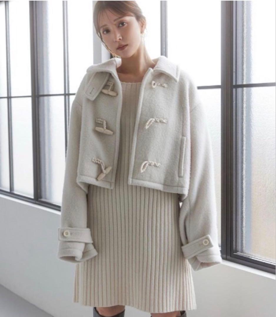 スナイデル　ウールシャギーショートダッフル　0サイズ