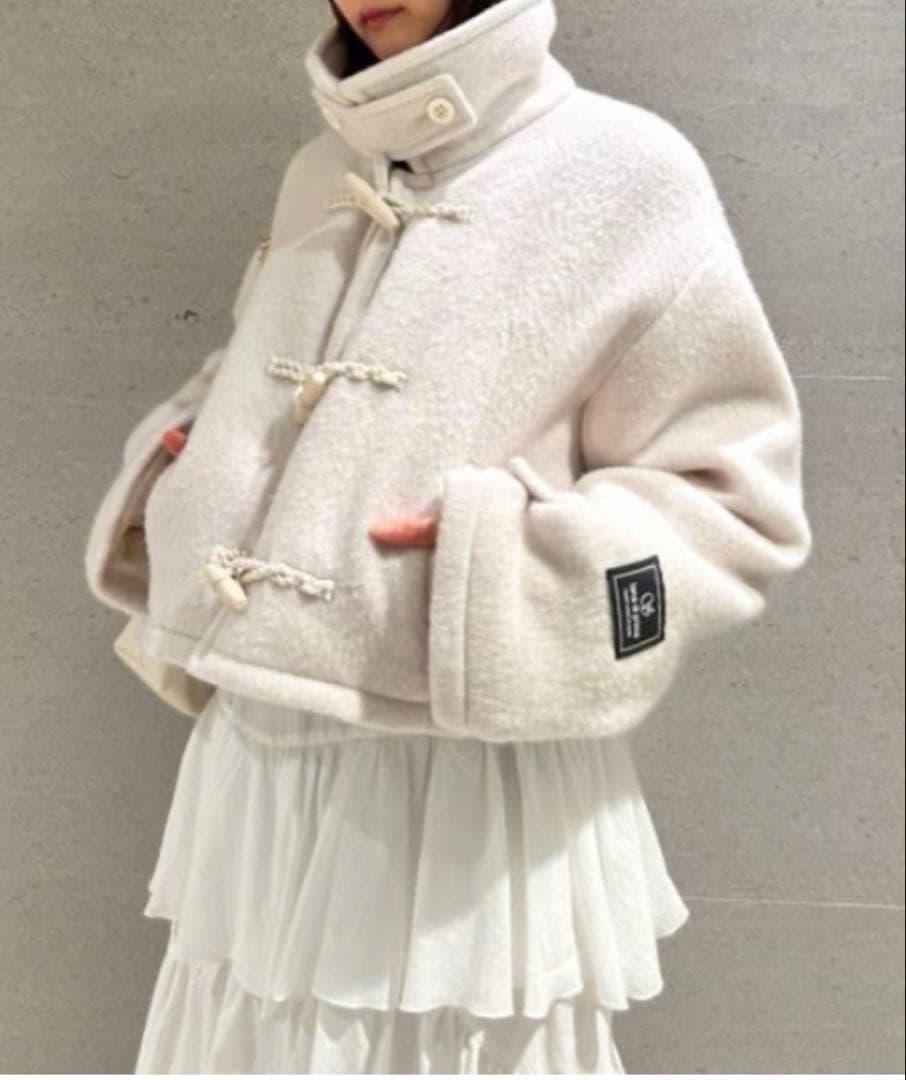 スナイデル　ウールシャギーショートダッフル　0サイズ