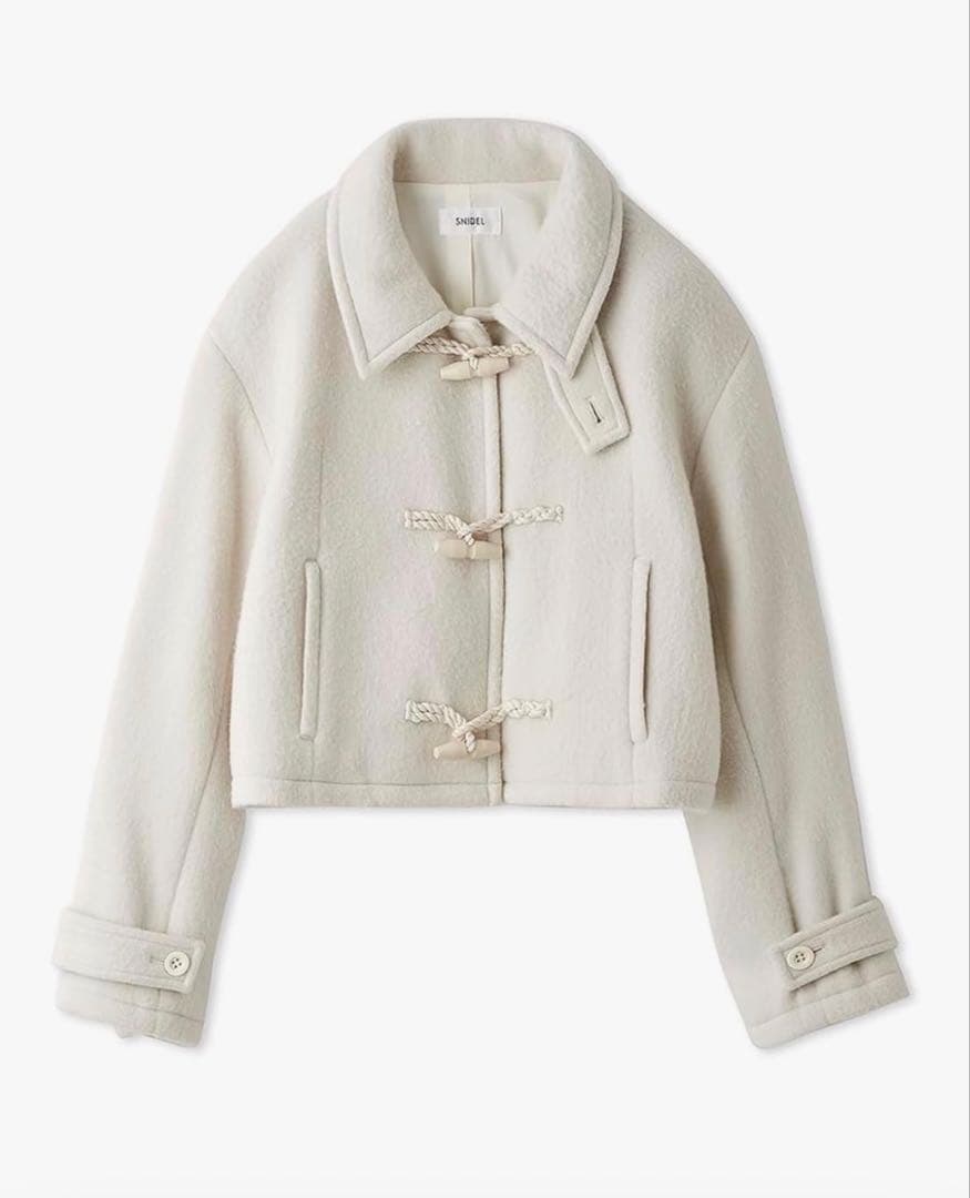 スナイデル　ウールシャギーショートダッフル　0サイズ