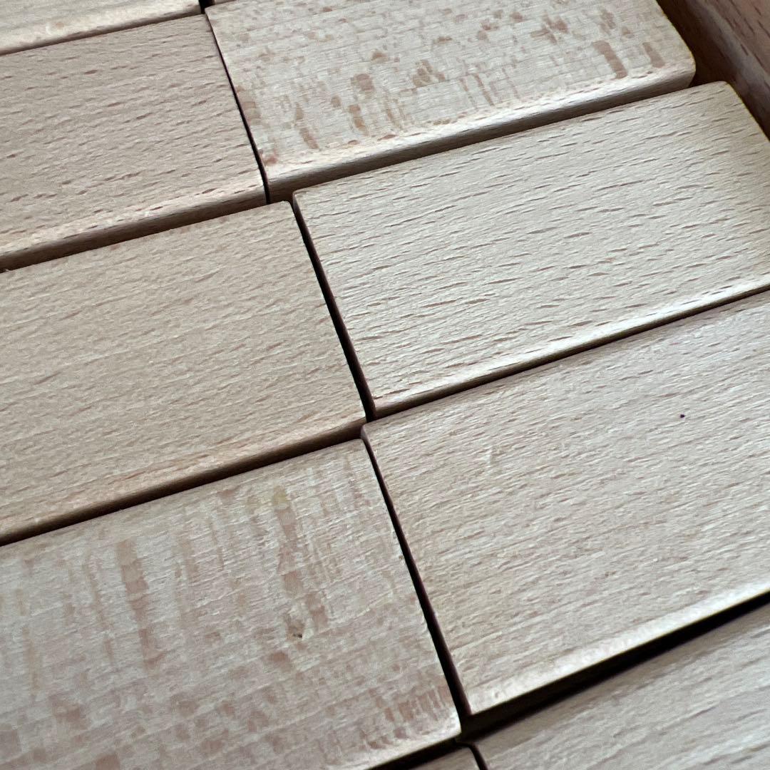 べげもーと！Dusyma 木製 積み木セット ウールレンガ