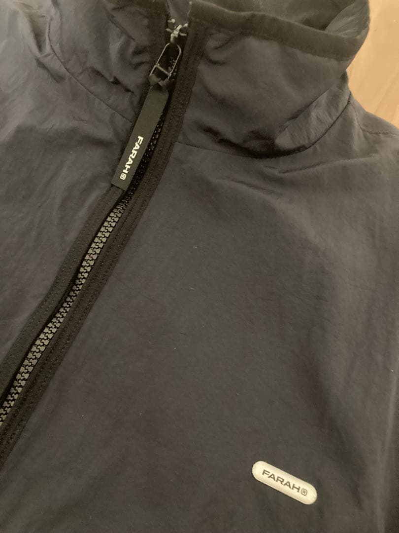 【新品】FARAH Nylon Zip Up Jacket ブラックMサイズ