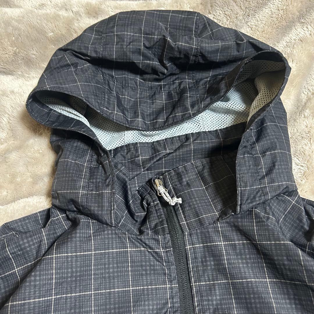 00s Columbia チェック マウンテンパーカshell jacket 黒