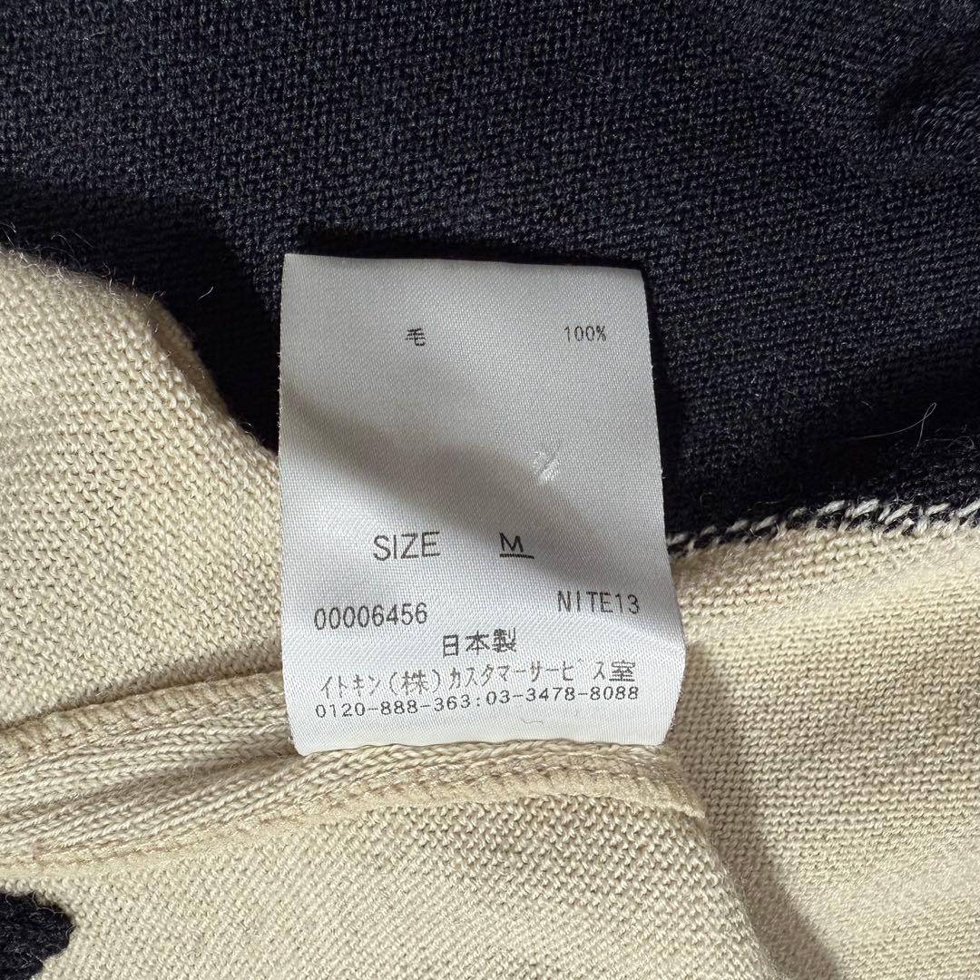 美品✨22AW 現行品 シビラ サークルインターシャアートデザインニット M