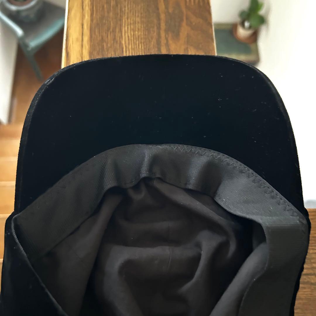 LUDLOW ラドロー♡ELLEショップ限定　ベルベットキャップ　黒　ニット