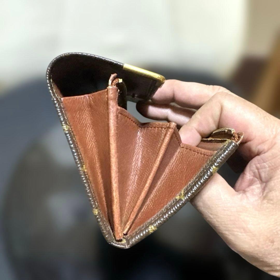 14☆希少美品♪ヴィンテージ エクレール 二つ折り 財布 コンパクトウォレット