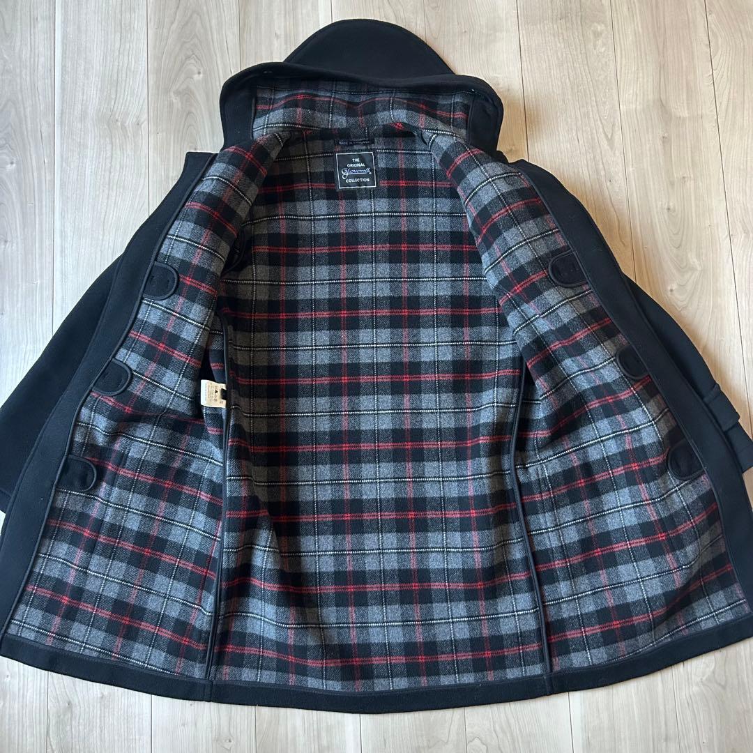 極美品＊グローバーオール Gloverall ダッフルコート L 黒 ロング丈