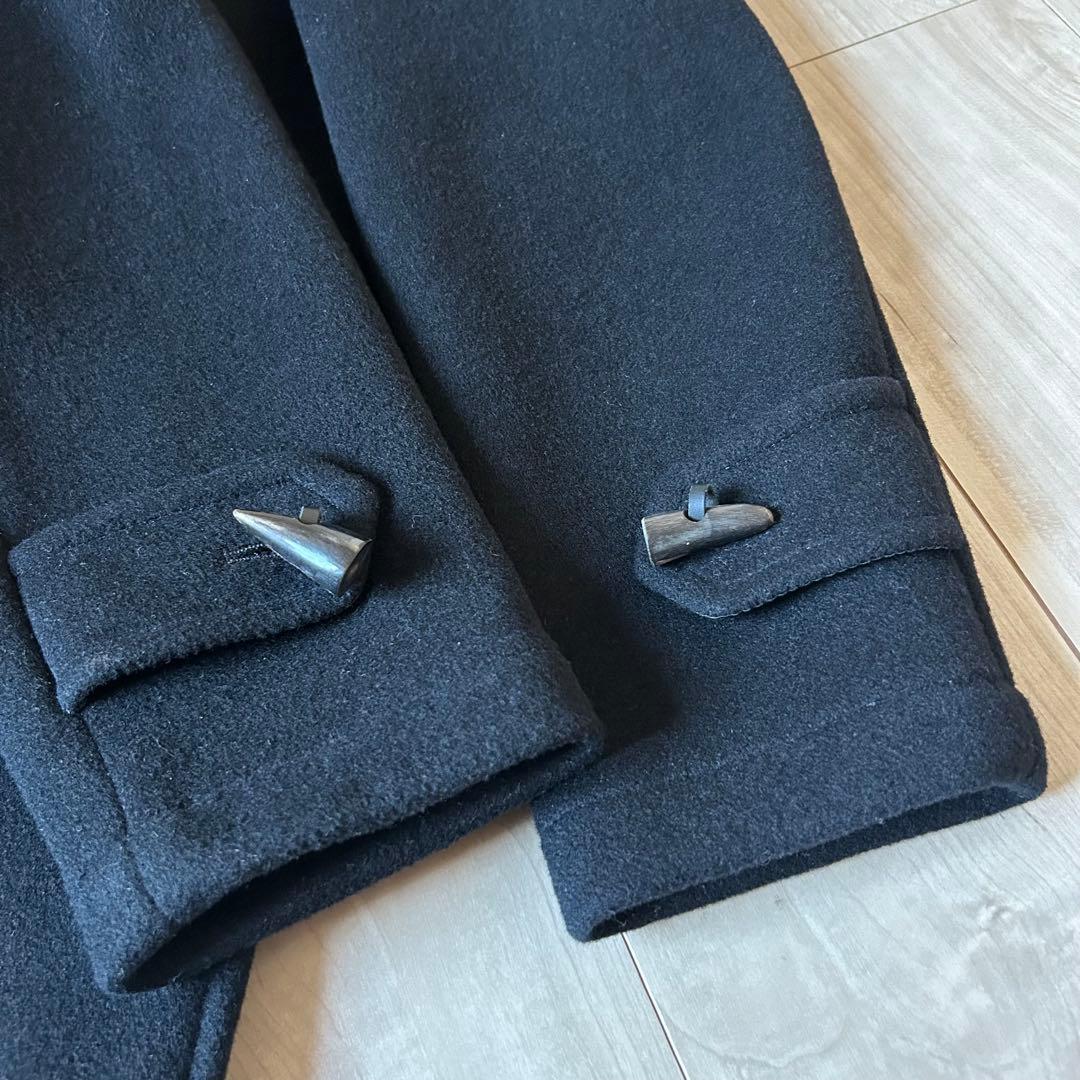 極美品＊グローバーオール Gloverall ダッフルコート L 黒 ロング丈