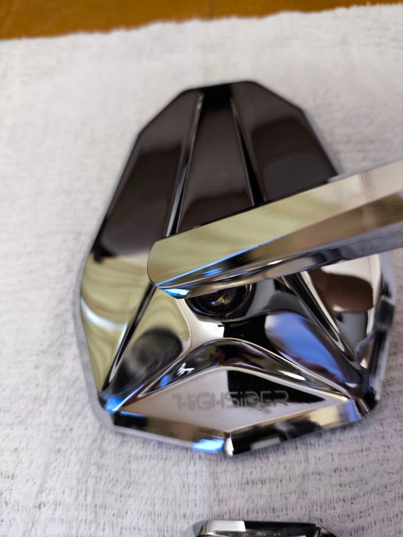 ハイサイダー バーエンドミラー ヴィクトリー クローム 2個セット