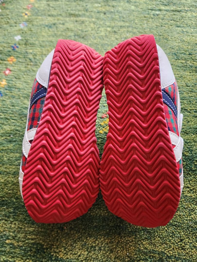 現行品　美品　ファミリア　スニーカー アシックス × familiar　17.5