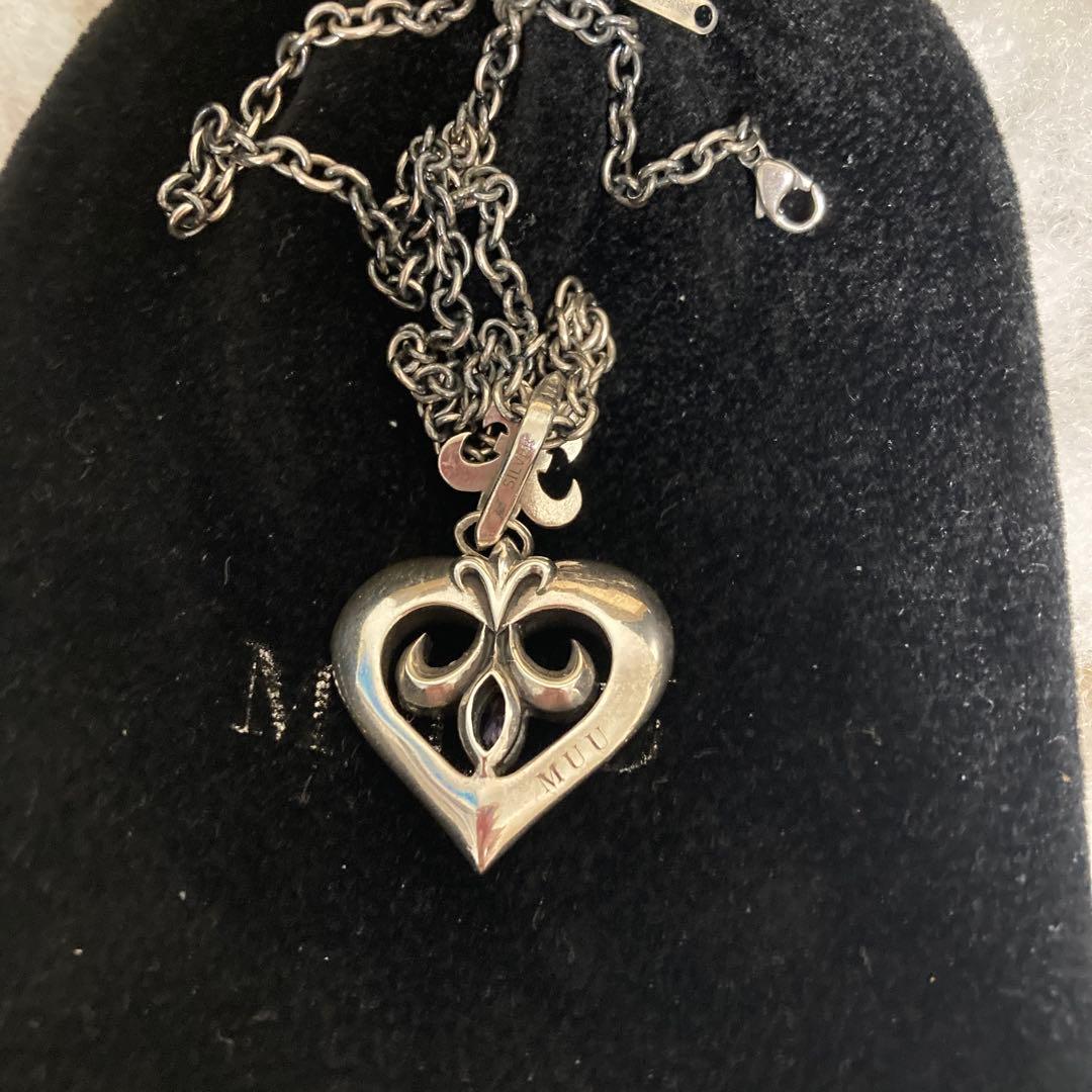 muu studio ハート型 たくむ　ネックレス　silver925