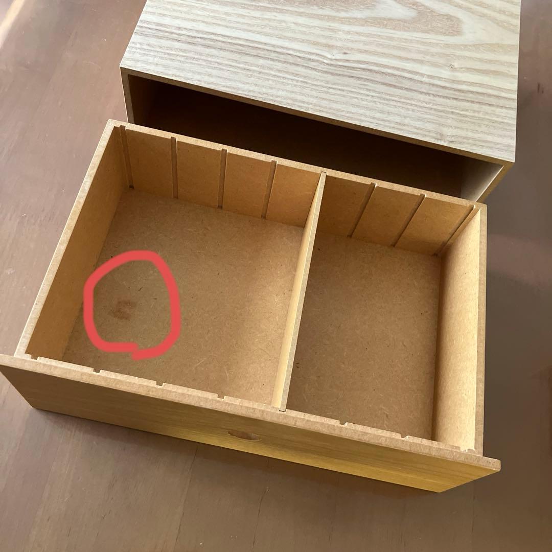 無印良品　MDF木製書類トレー、小物収納2種