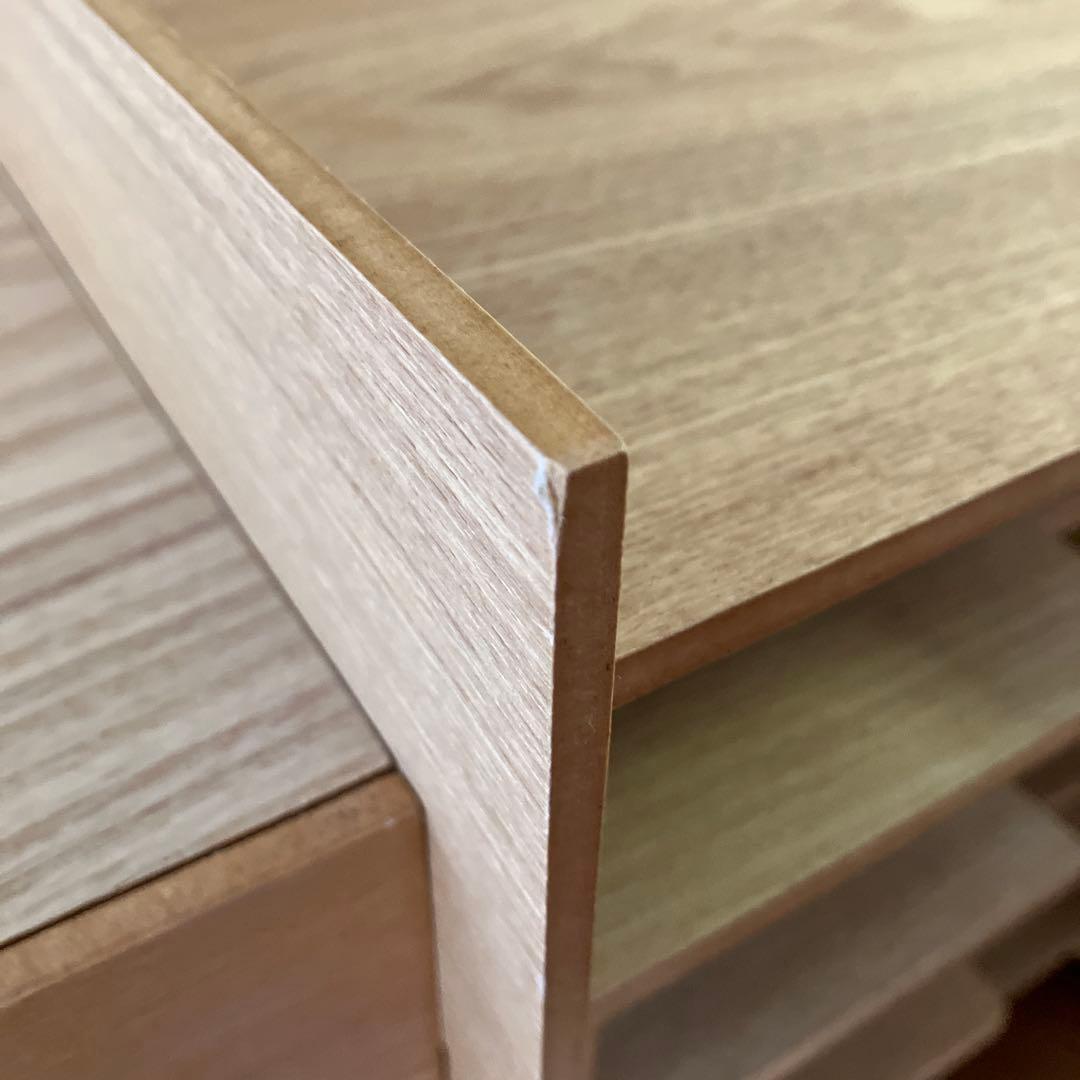 無印良品　MDF木製書類トレー、小物収納2種