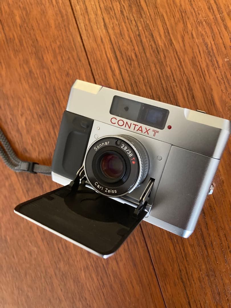【美品】CONTAX T コンパクトフィルムカメラ シルバー